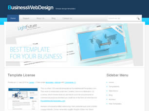 BusinessWebDesign Free Website Template