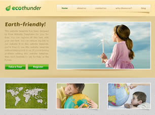 Ecothunder Free Website Template