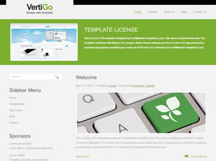 Vertigo Free Website Template