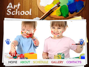Art School Free Website Template