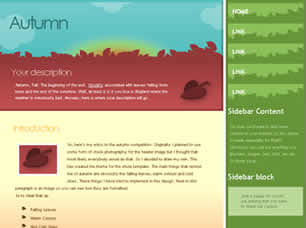 Autumn Free Website Template