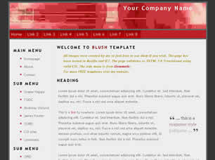 Blush Free Website Template