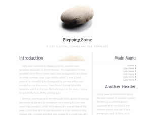 Stepping Stone Free CSS Template