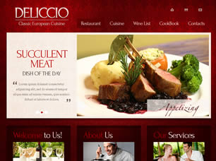 Deliccio Free Website Template