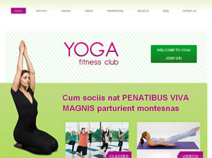 Yoga Free Website Template