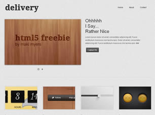 Delivery Free Website Template