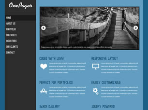 OnePager Free Website Template