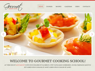 Gourmet Cooking School Free CSS Template