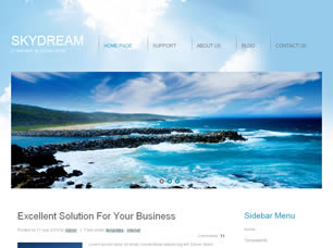 SkyDream Free Website Template