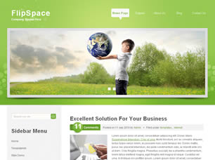 FlipSpace Free Website Template