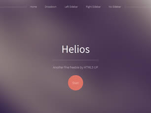 Helios Free CSS Template