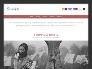 Serendipity Free CSS Template