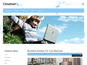 Cloudset Free Website Template