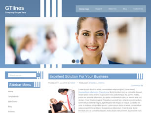 GTlines Free CSS Template