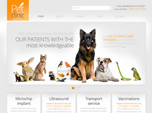 Pet Clinic Free Website Template