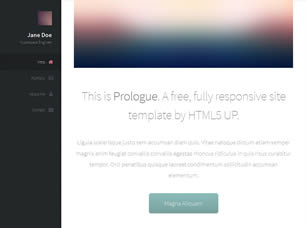 Prologue Free CSS Template