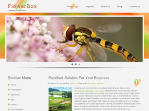 FlowerBox Free Website Template