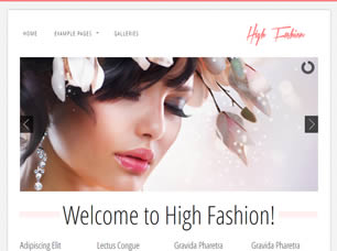 High Fashion Free Website Template