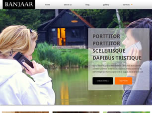 Banjaar Free Website Template