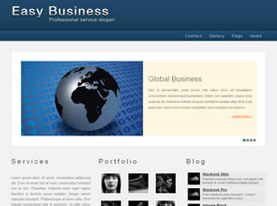 Easy Business Free Website Template