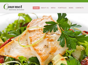 Gourmet Traditional Restaurant Free Website Template
