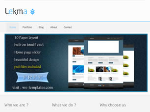Lekma Free Website Template