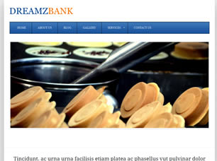 DreamzBank Free CSS Template
