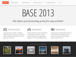 Base 2013 Free Website Template