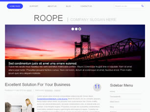 Roope Free Website Template