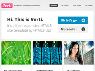 Verti Free Website Template