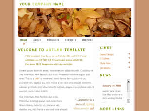 Autumn Free Website Template