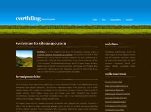 Earthling Free Website Template
