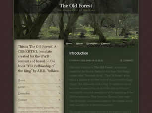 The Old Forest Free Website Template