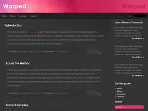 Warped Free Website Template