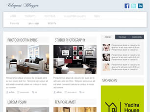 Elegant Blogger Free Website Template