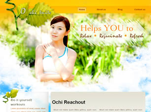 Natural Health Free Website Template