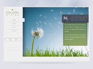 Pollena Minima Free Website Template