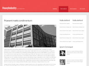 HeavyIndustry Free Website Template