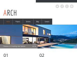 Arch Free Website Template