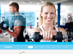 Gym Free Website Template