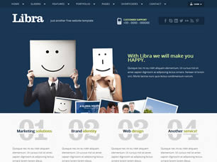 Libra Free Website Template