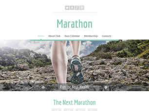 Marathon Free Website Template
