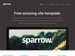 Sparrow 1.0 Free Website Template