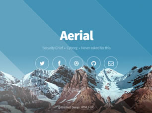 Aerial Free CSS Template