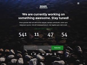 Zoon 1.0 Free Website Template