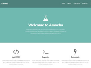 Amoeba Free Website Template