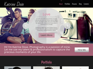 Katrine Dove Free Website Template