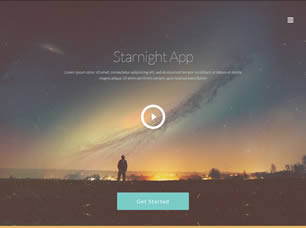 Starnight Free Website Template