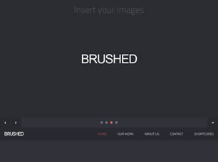 Brushed Free CSS Template