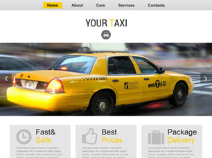 Your Taxi Free Website Template